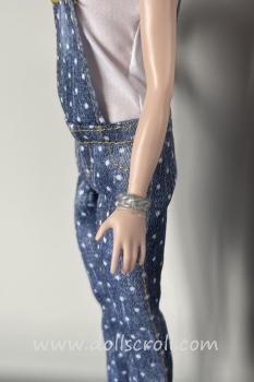 Mattel - Barbie - Fashionistas #124 - Denim Overalls - Petite - Doll